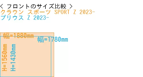 #クラウン スポーツ SPORT Z 2023- + プリウス Z 2023-